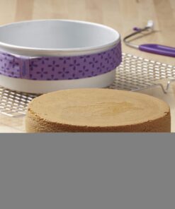 Wilton Bake-Even Cake Strips for Evenly Baked Cakes, 2-Piece Set, Purple, Fabric 2-Pc. 35 71Af58jSuL