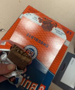 CLIF Builders - Chocolate Flavor - Protein Bars - Gluten-Free - Non-GMO - Low Glycemic - 20g Protein - 2.4 oz. (12 Count) 42 71Af99PPNCL