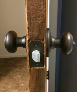 Kwikset Cove Bed/Bath Knob in Venetian Bronze 19 71AfUcZqML
