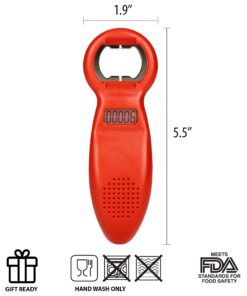 Barbuzzo Beer Tracker - the Built-In Mini Computer and Digital Display Help You Keep Track of How Many Bottles You've Opened Long After You're Unable To - Essential Party Drinking Accessory 9 71AfXSCUtL