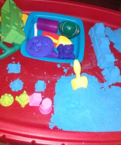 NATIONAL GEOGRAPHIC Play Sand - 6 Lbs. of Sand with Castle Molds (Blue) - A Fun Sensory Activity Blue 6 Pound 27 71AfdLlCcXL