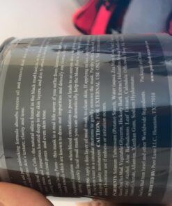 Pure Body Naturals Dead Sea Mud Mask - Face Mask and Body Mud for Acne, Blackheads, and Oily Skin - Facial Self Care for Men and Women - Minimize Pores with Deadsea Mud, Clay, Charcoal - 8.8 Ounce 49 71AgJfB68OL