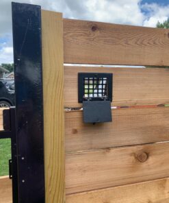 A29 Hardware Cast Iron Speakeasy Door Grill/Grille with Viewing Door, Black Powder Coat Finish, Medium Size Medium-Black 40 71AgKYuz6L