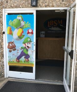 Super Mario Happy Birthday Giant Scene Setters Wall Decorating Kit Party Backdrop, 5 Pieces, Made from Vinyl, Multicolor, 59" x 65" by Amscan 22 71AgMikCBXL