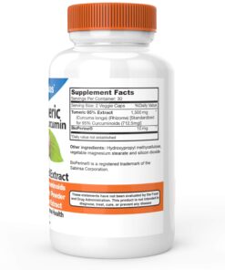 Alternative view of DrFormulas 30x Turmeric Curcumin Extract 1500mg Capsules with Black Pepper | 30x Stronger Than Regular Turmeric Powder, 60 Capsules