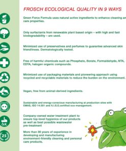 FROSCH Natural Liquid Dish Soap, Vegan Hand Dishwashing Detergent, Pomegranate, 500 ml, pack of 2 9 71AiMWa 23L