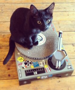 Suck UK Cat Scratcher ; Dj Cat Scratch Turntable ; Cardboard Cat House ; Cat Scratch Pad ; Cat Scratcher House & Cat Playhouse ; Novelty Interactive Cat Toys For Indoor Cats ; Funny Cat Accessories 24 71AiOm6HvZL