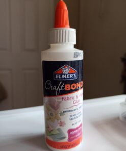 Elmer's E431 Craft Bond Fabric and Paper Glue, 4 oz, Clear 25 71Aig62oEpL