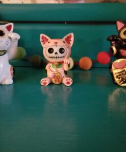 Black Maneki Neko Money Lucky Cat Chinese Japanese Statue 12 71AihDwpbGL