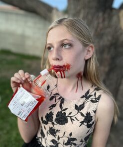 Amazlab Halloween Party Cups, Live Blood of Theme Parties- IV Blood Bag Drink Containers 11.5 FL Oz, Vampire/ Hospital/Halloween Theme Party Favors, Nurse Graduation Party Props (10Packs) 36 71AinZPg1lL