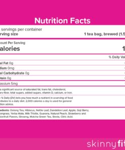 SkinnyFit Detox Tea: All-Natural, Laxative-Free, Supports A Healthy Weight, Helps Reduce Bloating, Natural Energy, Supports Immune System, Vegan, 28 Servings 22 71AjxspTyL