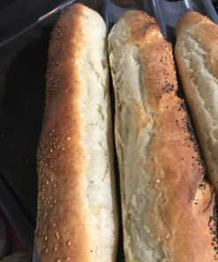 Chicago Metallic Commercial II Non-Stick Perforated Baguette Pan. Creates a crisp, golden-brown crust, 16 L x 9 W x 1.5 H 39 71AkZDH4RoL