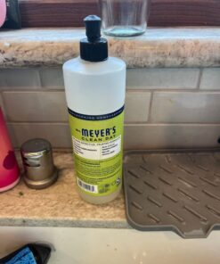 MRS. MEYER'S CLEAN DAY Liquid Dish Soap, Biodegradable Formula, Lemon Verbena, 16 fl. oz - Pack of 3 16.00 Fl Oz (Pack of 3) 31 71AltO3FCSL