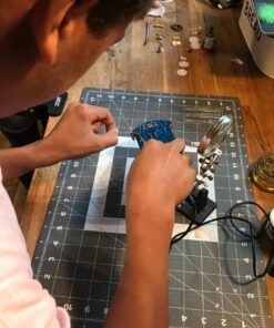 MiOYOOW Practice Soldering Learning Electronics Kit Smart Car Soldering Project Kits Line Following Robot Beginners DIY Electronics Education School Competition W/English Manual 1 Pack-soldering Tracking Car(dc Motor) 60 71Ao8JEGiZL