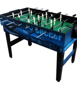 Sunnydaze 10-in-1 Game Table - Combination Multi-Game Table with Billiards, Push Hockey, Foosball, Ping Pong, and More - 49.5-Inch - Classic Wood Stain Game Time Blue 20 71AoJHWMyqL