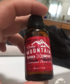 Rocky Mountain Barber Company Men’s Cedarwood Beard Oil - Featuring Grapeseed Oil, Coconut Oil, Argan Oil and Real Cedarwood Essential Oil 23 71AoQXJR2 L