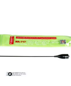 Authentic Genuine Nagoya NA-717 8.5-Inch Super Whip VHF/UHF (144/430Mhz) Antenna SMA-Female for BTECH and BaoFeng Radios NA-717 8" VHF/UHF 15 71Ap8IHyIbL
