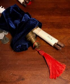 Paper Mart Tarot Rune Bag Bundle of 4: Moss Green, Navy Blue, Purple, Wine 6" x 9" 41 71AqSaHL