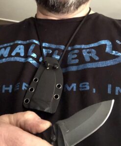 Schrade Wolverine Mini Fixed Blade with 65MN High Carbon Stainless Steel for Outdoor Survival Multi 48 71AqiHwQyLL