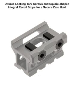 UTG Leapers MT-RSX8S Inc Ss Picatinny Riser Mount, Black, 0.83" 37 71AqqS5CmS