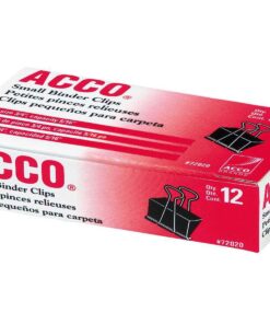 ACCO Binder Clips, Small, 12/Box (72020) 5 71AsSK6TQtL
