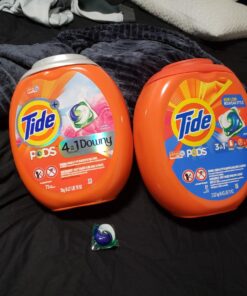 Tide PODS 4 in 1 with Downy, Laundry Detergent Soap PODS, April Fresh Scent, 73 Count, Packaging May Vary 29 71AskvozV5L