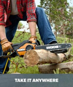 WORX WG303.1 14.5 Amp 16" Electric Chainsaw 16" 14.5Amp Electric Chainsaw 33 71Atyy3FBSL