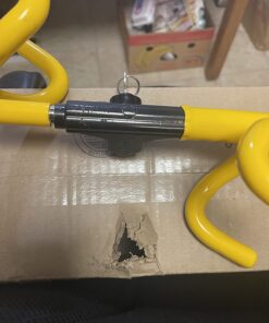 Winner International The Club 3000 Twin Hooks Steering Wheel Lock, Yellow 26 71Au7mv8mbL