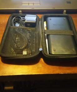 Guerrilla Hard Travel Case for TI-83 Plus, TI-84 Plus, TI-84 Plus Color Edition, TI-89 Titanium, TI-Nspire CX&CX CAS,HP50G Graphing Calculators + Guerrilla's Essential Calculator Accessory Kit, Black 23 71AultXiMXL