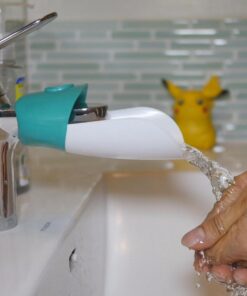 Prince Lionheart Fun and Safe Hand-Washing Solution | Faucet Extender for Babies and Toddlers | Fits Standard and Gooseneck Faucets | Galactic Grey 1 Pack 33 71AummoxxL