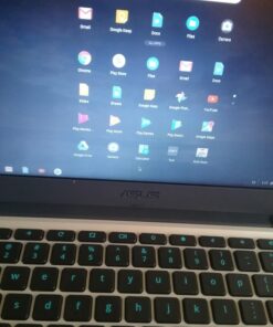 ASUS Chromebook C202 Laptop- 11.6" Ruggedized and Spill Resistant Design with 180 Degree Hinge, Intel Celeron N3060, 4GB RAM, 16GB eMMC Storage, Chrome OS- C202SA-YS02 Dark Blue, Silver 11.6" HD 53 71AvYH8fEtL