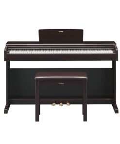 Alternative view of Yamaha YDP144 Arius Series Piano with Bench, Dark Rosewood