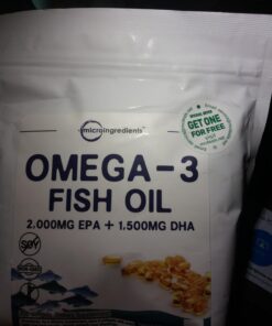 Triple Strength Omega 3 Fish Oil Supplements 4200mg Per Serving, 240 Softgels – Lemon Flavored – Burpless (Enteric-Coated) | EPA 1200mg + DHA 900mg | Deep Sea Fish, Wild Caught from Norwegian Waters 240 Count (Pack of 1) 32 71AxDdMT2nL