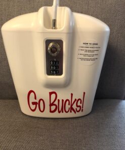 SAFEGO Portable Indoor/Outdoor Lock Box Safe with Key and Combination Access (White) White 61 71AxG30caL