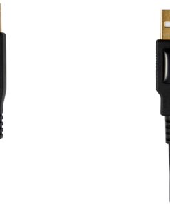 Amazon Basics USB-A to USB-B 2.0 Cable for Printer or External Hard Drive, Gold-Plated Connectors, 10 Foot, Black 10 Feet 1 21 71AyQMES8L