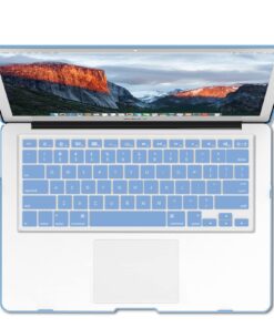 IBENZER Compatible with MacBook Pro 13 Inch Case 2015 2014 2013 end 2012 A1502 A1425, Hard Shell Case with Keyboard Cover for Old Version Apple Mac Pro Retina 13, Airy Blue, R13ARBL+1A For MacBook Pro Retina 13" A1502/A1425 25 71AyR4fQjaL