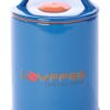 LOVFFEE Blue Ceramic Premium Coffee Container with Scoop. Hold 1 LB Whole Bean or Ground Bean.