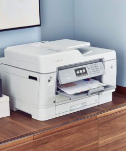 Brother Inkjet Printer, MFCJ6945DW, INKvestmentTank Color Inkjet All-in-One Printer with Wireless, Duplex Printing and Up to 1-Year of Ink in-Box, Amazon Dash Replenishment Enabled, White New Model: MFC-J6945DW (inc. 1 year ink) 21 71AylA1pfRL