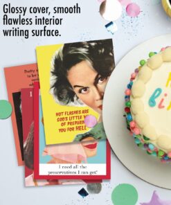 The Best Card Company - 10 Funny Birthday Cards Assorted (4 x 5.12 Inch) - Adult Retro Assortment, Boxed Greeting Cards with Envelopes - Ageless Wisdom M6620BDG 12 71AypribOML