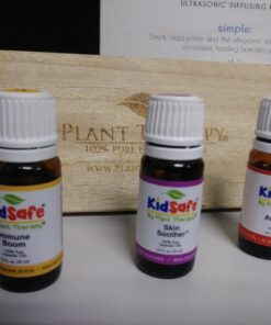Plant Therapy KidSafe Essential Oil Starter Set for Focus, Calming, Sleep, Immune Support 100% Pure, 6 Undiluted Blends, Natural Aromatherapy, Therapeutic Grade 10 mL (1/3 oz) 6 Count (Pack of 1) 17 71AzIEjpunL