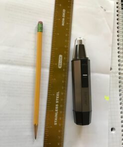 ToiletTree Products Nose Hair Trimmer with LED Light - Stainless Steel, Heavy-Duty Casing - Ear & Nose Hair Trimmer - Men's Grooming Trimmer for Beard, Eyebrows, and Ears 50 71AzYRkXjXL