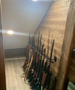 Hold Up Displays - Gun Rack and Rifle Storage Holds 6 Winchester Remington Ruger Firearms and More - Heavy Duty Steel - Made in The USA 1 Pack 35 71B GczmbXL