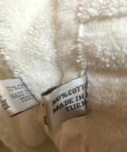 Chakir Turkish Linens 100% Cotton Premium Turkish Towels for Bathroom | 27'' x 54'' (4-Piece Bath Towels - White) 4-Piece Bath Towels 44 71B z8CeSwL