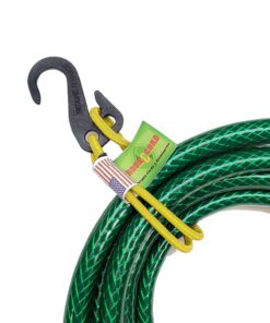 Hook & Hang Bungee Cords - Storage & Organization Cords - Hang Hoses, Cords, Ladders, Bikes, Tools & More. an Incredible Organizer! (3 PK, Yellow) 3 Pack (1) 18" & (2) 14" Cords 11 71B2bz3VKhL