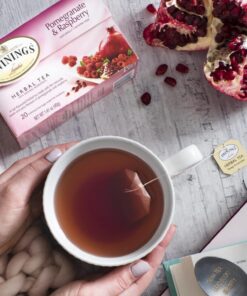 Twinings Herbal Tea Bag Assortment (Pack of 40) with By The Cup Honey Sticks 34 71B3RBImewL