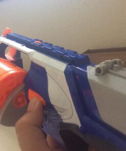 NERF N Strike Elite Strongarm Toy Blaster with Rotating Barrel (Amazon Exclusive) White 31 71B4ALmTtCL