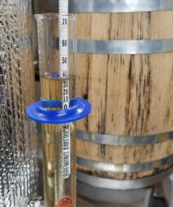 Hydrometer Alcohol Meter Test Kit: Distilled Alcohol American-Made 0-200 Proof Pro Series Traceable Alcoholmeter Tester Set with Glass Jar for Proofing Distilled Spirits - Made in America 31 71B4NQs8uyL