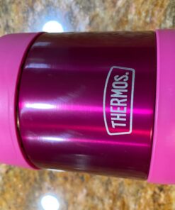 THERMOS FUNTAINER 10 Ounce Stainless Steel Vacuum Insulated Kids Food Jar, Pink 41 71B5FRrVjOL