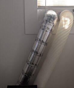 VIVOSUN Double Bubble Reflective Foil Insulation, 6 inch x 25 Ft Insulated Pipe Wrap, 10mm Size Bubble Film, Pipe Insulation Wrap Duct wrap for Weatherproof Attics, Windows, Garages 1 31 71B5WVMHKL