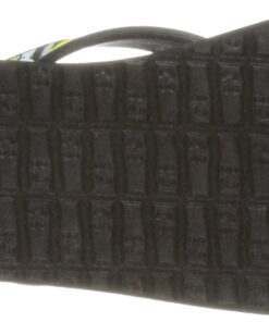 Sanuk Women's Shimmy Flip-Flop 5 Black/Black/Multi 11 71B5chASOWL